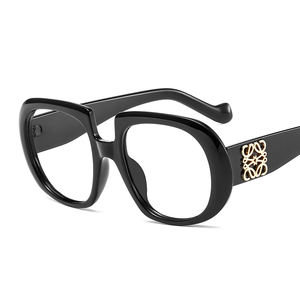 Gafas de Sol de Diseñador de Marca, Estilo Millonario, Decoración de Flores Doradas, Tamaño Grande, 2023, para Mujer y Hombre, Redondas, Degradado - Product Image 6