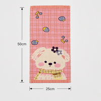 Serviette de toilette pour bébé en coton 4 couches EM ODM, logo personnalisé, imprimé jacquard animal, marque privée, vente en gros directe d'usine