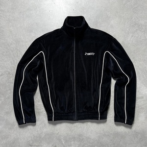 Design Custom Wholesale Blank Velour Zip up <b>Jacket</b> 3m Reflective Stripes Plain Branded High Quality <b>Men</b> <b>Velvet</b> <b>Jacket</b> - Product Image 1