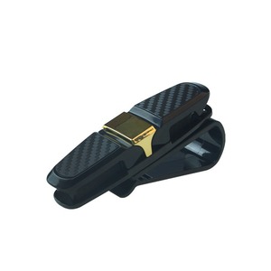 Accessoires multifonctions pour l'intérieur de la voiture, clip pour lunettes de soleil, support de lunettes, de cartes et de billets, support portable en ABS pour pare-soleil - Product Image 4