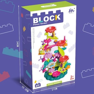 69 / 49 pezzi di giocattoli da giardino con fiori educativi per la costruzione di fiori giocattolo Set di steli giocattolo e giardino in età prescolare gioco Set per bambini - Product Image 6