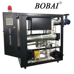 เครื่องทำความร้อนน้ำมันร้อน BOBAI 36kw ประสิทธิภาพสูง 300 องศาเซลเซียส พร้อมปั๊มประหยัดพลังงาน โครงสร้างอะลูมิเนียม สำหรับทำกาวรองเท้า - Product Image 3