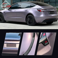 À vendre : Accessoires automobiles – Film vinyle décoratif auto-adhésif brillant auto-réparant en PVC, violet radiant, 1,52 x 17 m, pour recouvrement intégral de la carrosserie