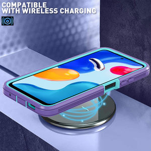 Custodia per difesa pesante per <span class=keywords><strong>Xiaomi</strong></span> MI <span class=keywords><strong>11T</strong></span> <span class=keywords><strong>Cover</strong></span> posteriore Mobile di protezione completa con Clip da cintura fondina campione libero - Product Image 6