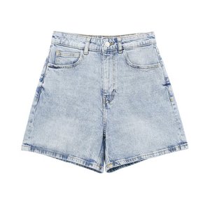 ZEVITY, pantalones cortos vaqueros de cintura alta para mujer, ropa de calle elegante de verano, pantalones cortos informales ajustados para mujer, pantalones cortos vaqueros rectos en 4 colores para mujer - Product Image 2