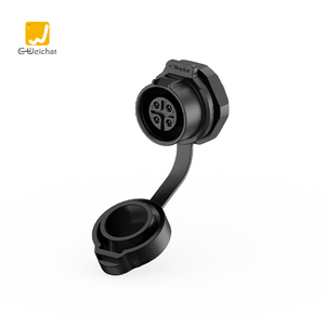 E-Weichat最新のLP16プラグ4ピン屋外LED照明電線接続IP68防水ケーブルコネクタ - Product Image 4