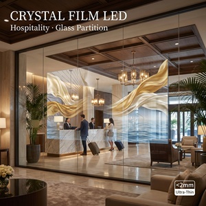 จอแสดงผลดิจิทัล LED คริสตัลฟิล์มในอาคาร รุ่น P4 สำหรับโฆษณา พร้อมการรับประกัน 3 ปี HILED20241127 ฟิล์ม HD LED แบบยืดหยุ่น - Product Image 2