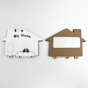 Décoration de carnet personnel, cadeaux de la Saint-Valentin, supports de sublimation personnalisés, <span class=keywords><strong>porte</strong></span>-clés en MDF - Product Image 5