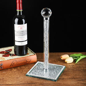 Rollo de papel de cocina vertical artesanal de cristal al por mayor de fábrica, toallero de papel, toallero de plástico, toallero de <span class=keywords><strong>trapo</strong></span> - Product Image 4