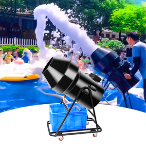 3000W điều khiển bằng tay ngoài trời giai đoạn bọt pháo máy bên máy bay phản lực phun thiết bị; công suất cao 3000W giai đoạn cho thuê nhà sản xuất bọt - Product Image 2