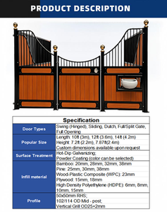 Box de Luxe Européen Portable pour <span class=keywords><strong>Chevaux</strong></span> 12ft/3.6m 3.5m 3m – Écuries Mobiles Élégantes pour <span class=keywords><strong>Chevaux</strong></span> avec Garantie de 2 Ans - Product Image 3