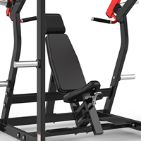 Máquina de pesas con placas Iso-Lateral Hammer Strength de Realleader, equipo de fitness comercial para entrenamiento de músculos del brazo