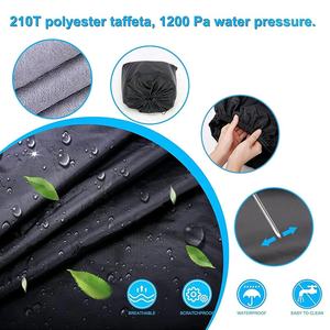 Funda para Auto TELLIKA 2023 <span class=keywords><strong>Bronco</strong></span> Negra de 4 Puertas, Impermeable hasta 4 Mil, con Tiras Fluorescentes, Protección UV/IR del <span class=keywords><strong>90</strong></span>% para Vehículo - Product Image 3