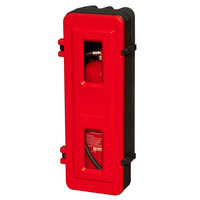 Armoire de rangement pour extincteur en acier inoxydable anti-corrosion rouge, équipement de lutte contre l'incendie avec certification