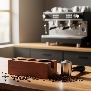 Stazione di Pressatura per Espresso in Legno Vevor, 51-58 mm Quadrata, Strumento Riutilizzabile per Caffè - Product Image 2