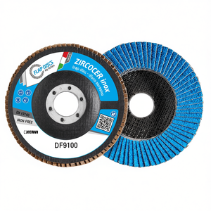 Disque à lamelles classique Fervi Zircocer 115 mm, disque abrasif sans fer pour le ponçage du métal - Product Image 1