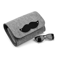 Étui à lunettes portable grande capacité en feutre doux, pochette de rangement pour lunettes de soleil, sacs de voyage pour lunettes – Nouvelle collection tendance