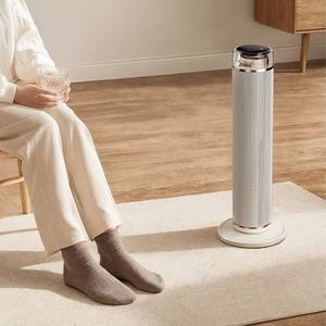 Chauffage électrique Midea, surface chauffante de 15 m², beige, céramique, chauffage rapide, mini chauffage domestique avec minuterie et protection contre l'inclinaison - Product Image 2