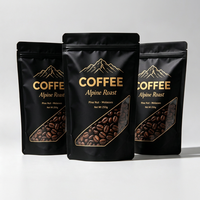 Sachets Doypack Personnalisés pour Café Filtré, 100 MOQ, avec Valve et Fermeture Éclair, Anti-humidité, Qualité Alimentaire, Refermables, Vente en Gros Usine