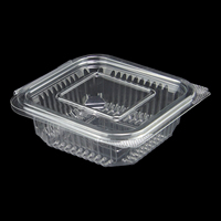 Boîte Transparente en PET en Gros, Contenant Alimentaire Jetable, Emballage Coque en Plastique pour Dessert