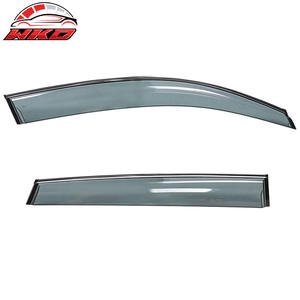 สำหรับ Audi Q5 8R 09-17 ชุดบังแดดหน้าต่างข้างพร้อมขอบโครเมียม 4 ชิ้น - PC - Product Image 5