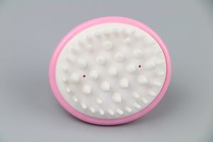 Masseur de tête cuir chevelu shampooing brosse tête outil de grattage nettoyage cuir chevelu application outils Mini brosse à cheveux peigne - Product Image 3