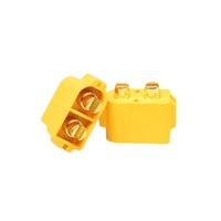 Amass XT60 Series XT60PM Connecteur mâle femelle pour avion à courant élevé Jaune