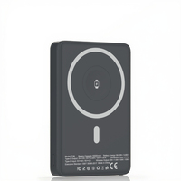 Banque d'alimentation sans fil magnétique avec logo personnalisé 5000mah 10000mah PD20W Chargeur rapide Powerbank pour iPhone Montre intelligente Écouteurs