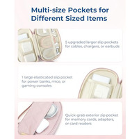 Sac de rangement étanche pour appareils électroniques, multi-compartiments, pour voyages, pour câbles et chargeurs