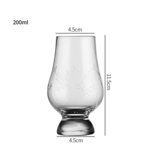 Tazza Aroma in vetro artigianale per la degustazione di vino e birra uso esclusivo per bicchieri di qualità per feste e nozze - Product Image 4