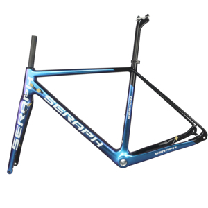 Seraph Custom Chameleon <b>Paint</b> and BB30 Carbon Fiber T700 Gravel Bike <b>Frame</b> GR029 - Product Image 1