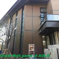 Chine top fournisseur vente chaude wpc panneau mural K218-28A façade bois utilisant extérieur et intérieur décoration bonne qualité pas cher prix