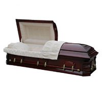 Ataúd funerario de madera de alta calidad, equipo funerario de china, venta al por mayor