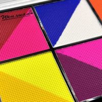 Profession elle Kinder Weihnachts fest Make-up Farbe Gesichts-und Körperfarbe 8-Zellen 3-Farben Body Painting Pigment