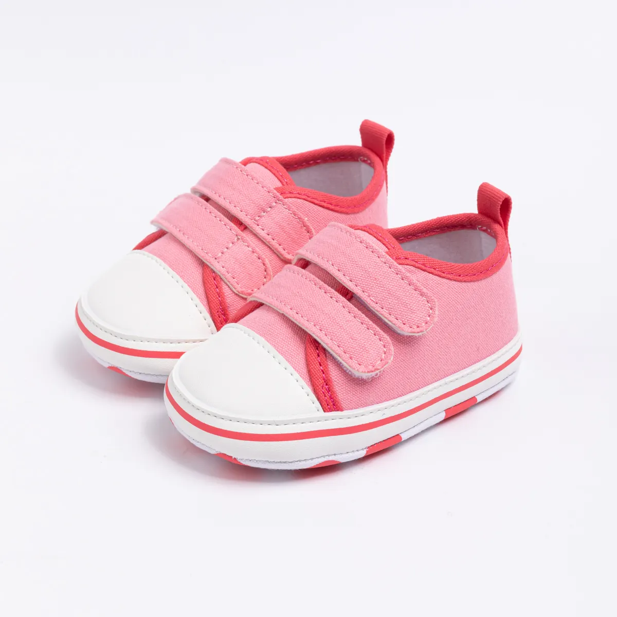 2024 Новая модная детская повседневная парусиновая обувь Мягкая хлопковая подошва разноцветная детская обувь
