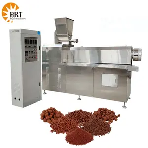 automatic floating fish feed pet food pellet machine 5 ton per hour 3 ton fish feed making extruder