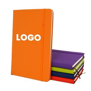 Libreta de Cuero PU A5 con Logotipo Personalizado a Precio de Fábrica, Diario, Cuaderno, Bloc de Notas con Correa Elástica y Bolígrafo - Product Image 1