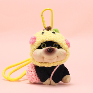 Cute Plush Doll Bee Dog Bag Charm Bee <strong>Puppy</strong> Doll Car <strong>Pocket</strong> Decoration Keychain Plush <strong>Toys</strong> Dolls for Girls - Product Image 2