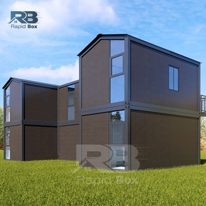 บ้านเคลื่อนที่หรูหรา 2-3 ห้องนอน บ้านพักแบบพกพา 2 ชั้น บ้านสำเร็จรูป บ้านโมดูลาร์ โรงแรมเคลื่อนที่ บ้านคอนเทนเนอร์ขนาดเล็ก - Product Image 6