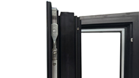 Ventana Abatible y Giratoria de Aluminio Personalizada con Certificación de Aislamiento Térmico de Alto Rendimiento y Seguridad Multi-Lock Penjoy