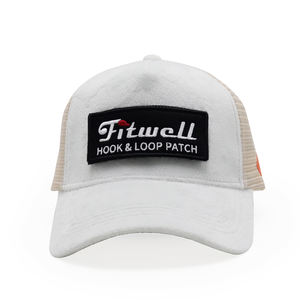 刺繍パッチフックとループパッチカスタムベルベットメッシュトラック帽子メーカークラシック5パネルデザイン独自のロゴ - Product Image 2