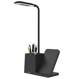 Lámpara <span class=keywords><strong>de</strong></span> <span class=keywords><strong>Mesa</strong></span> LED Moderna <span class=keywords><strong>de</strong></span> 10W con Cargador Inalámbrico QI, Luz para Protección Ocular, Cargador Inalámbrico USB Plegable - Product Image 3