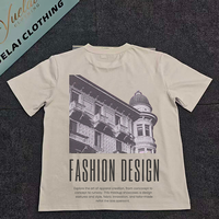 T-shirt personnalisé en coton épais 100 %, coupe ample et courte, impression DTG, manches courtes, t-shirt graphique pour homme