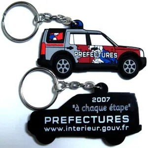 Made in China Hochwertiger 3D Custom Soft PVC Schlüssel bund/Soft Rubber Schlüssel bund/Silikon Schlüssel ring