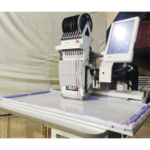 Scallop Dhaga Parts cd Double Edge Fabric Computerised Automatic Thread Cutting Embroidery Machine <strong>Suppliers</strong> With Thermal Device - Product Image 3