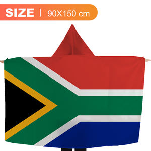 Drapeau de l'Afrique du Sud avec capuche 3x5 pieds, bannière arc-<span class=keywords><strong>en</strong></span>-ciel pour le Jour du Patrimoine et les supporters de football - Product Image 3