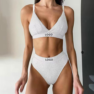 Conjunto de Sujetador Deportivo Sin Costuras Personalizado para Mujer, Nuevo Conjunto de Sujetador Deportivo <span class=keywords><strong>Sexy</strong></span> con Bordado de Dos Piezas - Product Image 1