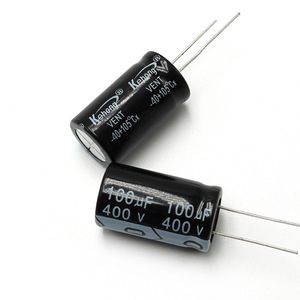 Aluminum Electrolytic <b>Capacitor</b> 400V 100UF 18x30mm Through Hole High Ripple Current Filtering <b>Capacitor</b> - Product Image 2