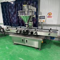 Machine de remplissage de poudre semi-automatique JIANFENG pour bouteilles, sacs, lait, cosmétiques, produits chimiques, avec système de pesage et de dosage par vis sans fin