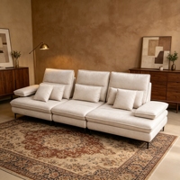 Modernes 3-Sitzer Modulares Sofa mit Weichen Kissen für das Wohnzimmer